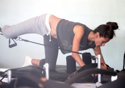 Alessandra Ambrosio Is Working On Her Body!