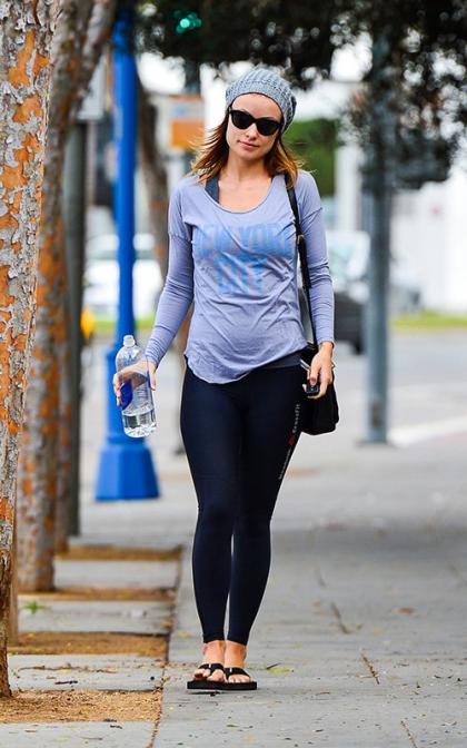 Olivia Wilde Bring her Bump Out in WeHo 