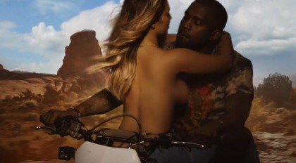 Kim Kardashian Goes Topless in Kanye West's Video for 'Bound 2'