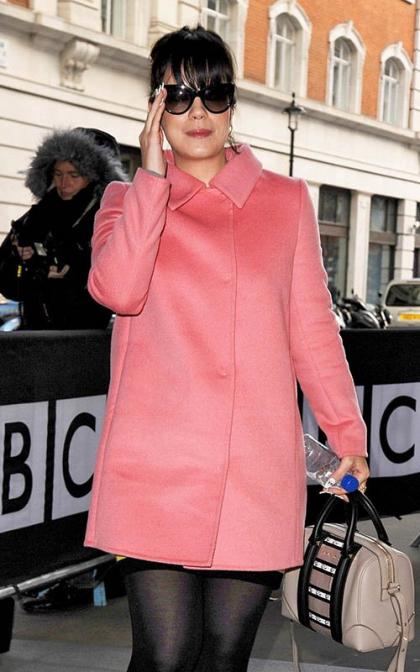 Lily Allen: Pretty in Pink at BBC Radio One