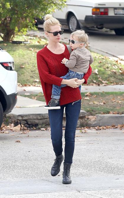 January Jones and Xander: Shady in L.A.