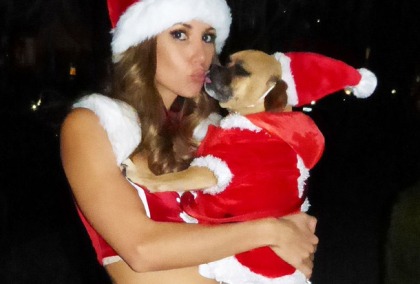 Leilani Dowding Gets In The Sexy Christmas Spirit!