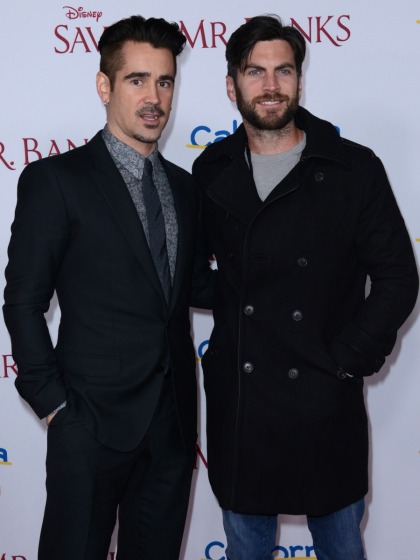 Colin Farrell vs Wes Bentley at the 'Mr. Banks' premiere: who would you rather'