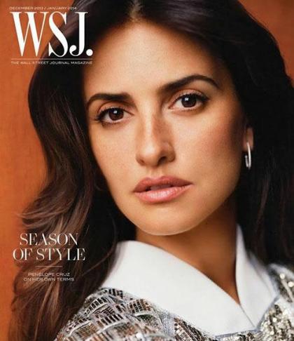 Penelope Cruz in Wall Street Journal Magazine Winter 2014: I have No Compassion For My Own Mistakes