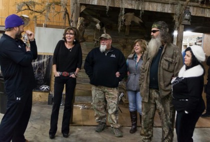 Sarah Palin has some thoughts about 'intolerants' hating on Duck Dynasty, y?all