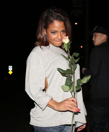 Christina Milian's Wild Night Out at Bootsy Bellows