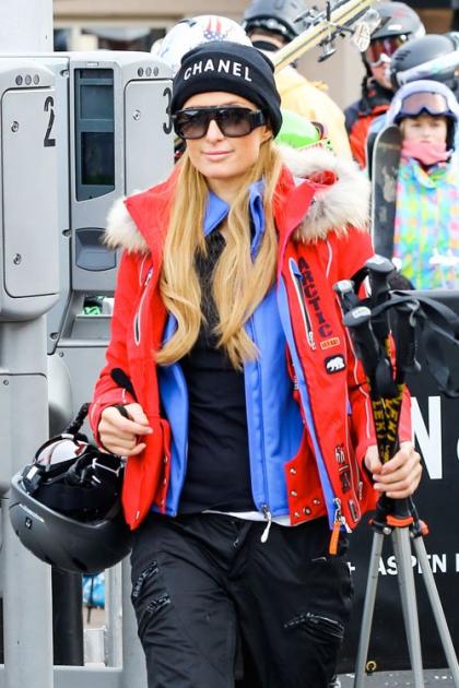 Paris Hilton Hits the Slopes; Claims to be One of the Top Five DJs