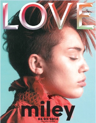 Miley Cyrus LOVE Magazine Feb 2014