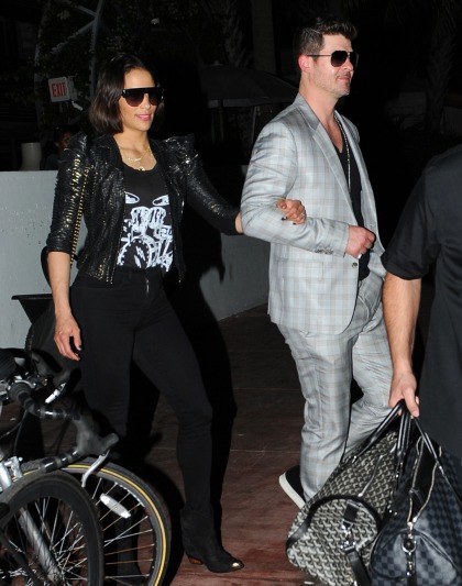 Did Robin Thicke pitch a hissy fit over his Miami hotel room for NYE?
