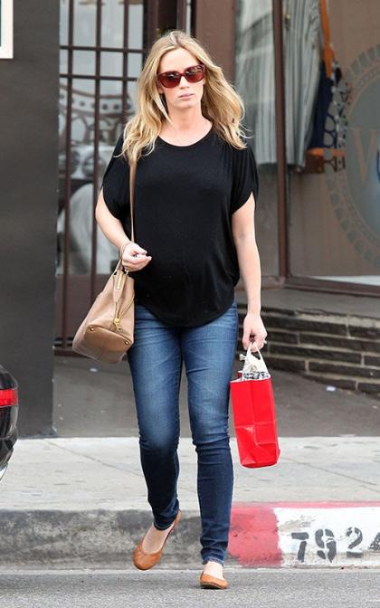 Emily Blunt Styles Up at the Salon