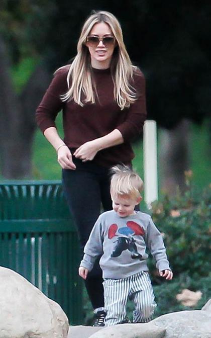 Hilary Duff Goes for Some Family Fun in LA