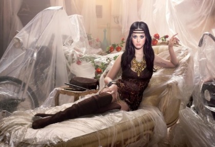 Katy Perry Gorgeous in Nylons for Dark Horse Album