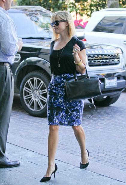 Reese Witherspoon Heads to a Meeting in Beverly Hills