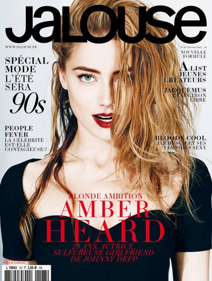 Amber Heard covers Jalouse as 'Johnny Depp's girlfriend?: obnoxious'