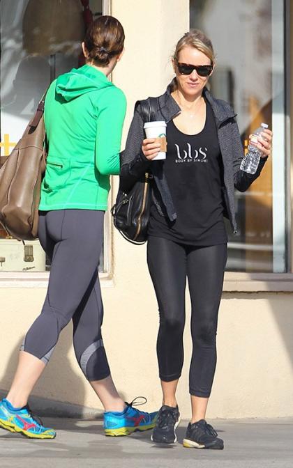 Naomi Watts' Post-Workout Starbucks Stop
