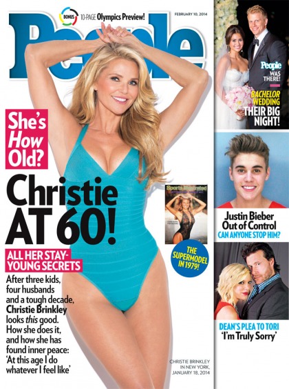 Christie Brinkley, 60, covers People: 'she has the legs of a 30 yo, the face of an angel'