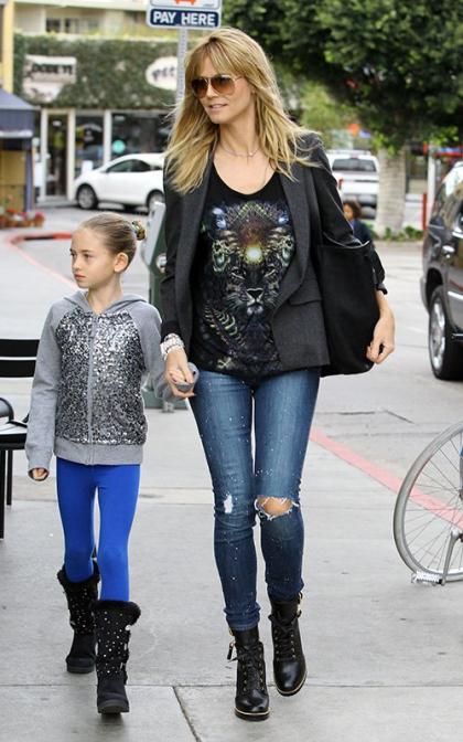 Heidi Klum's Girls Day Out with Leni and Lou 