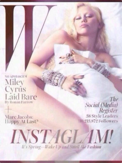 This Is Supposed to be Miley Cyrus on W Magazine