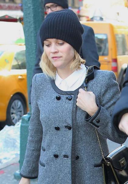 Reese Witherspoon and Jim Toth Brave the NYC Chill