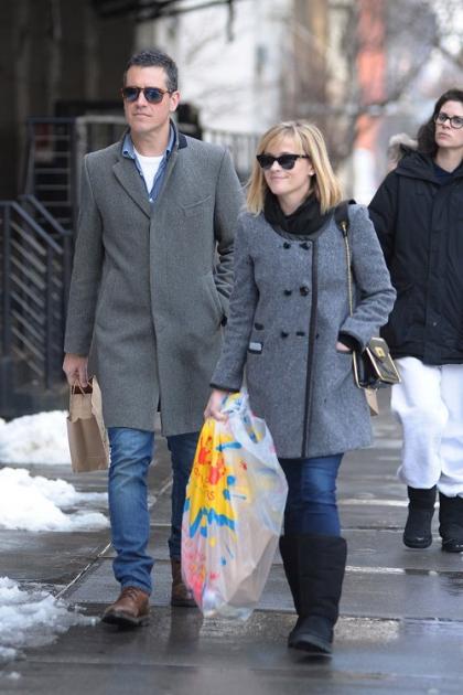 Reese Witherspoon and Jim Toth Celebrate Valentine's Day in the Big Apple