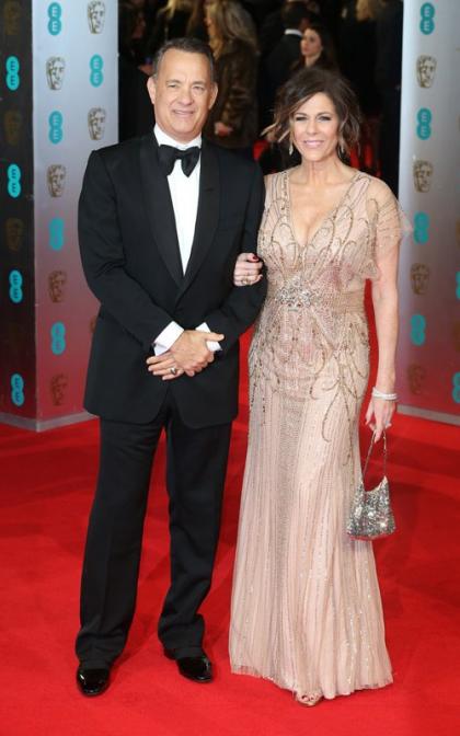 Tom Hanks & Rita Wilson: Hoping for a Win at the 2014 BAFTA Awards