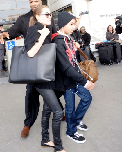 Angelina Jolie has been carrying the $425 Everlane Portfolio bag: cute or basic?