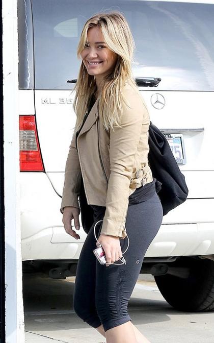 Hilary Duff's Post-Workout Shopping Spree