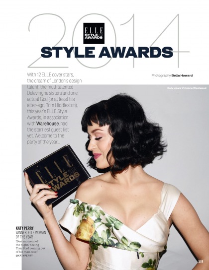 Katy Perry Looks Flawless on Elle UK April 2014