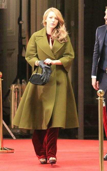 Blake Lively Works Her Magic on 'Age of Adaline' Set