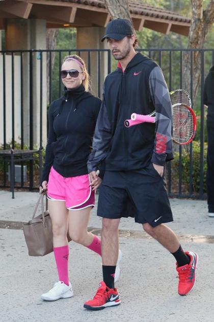 Kaley Cuoco and Ryan Sweeting Team Up for Tennis