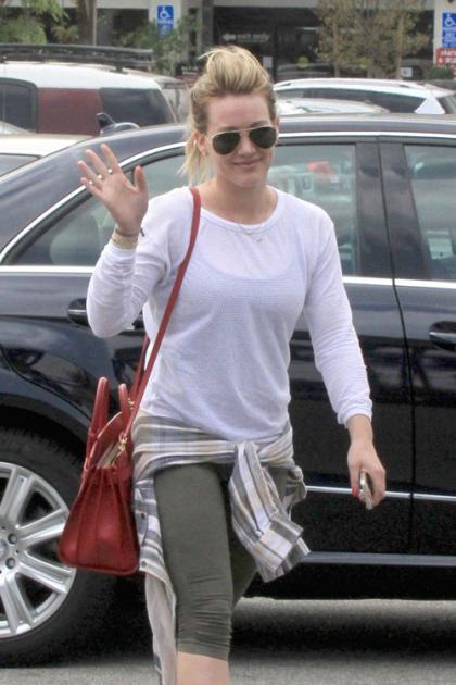 Hilary Duff Hits the Gym After Little Luca's Birthday