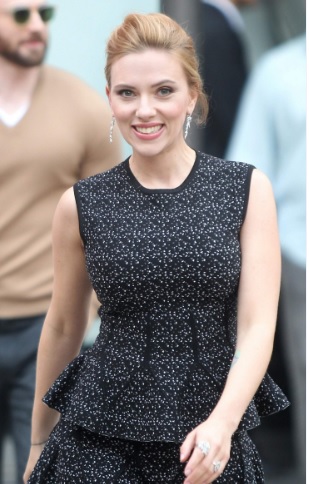Scarlett Johansson Looks Great at Captain America: The Winter Soldier event in Beijing