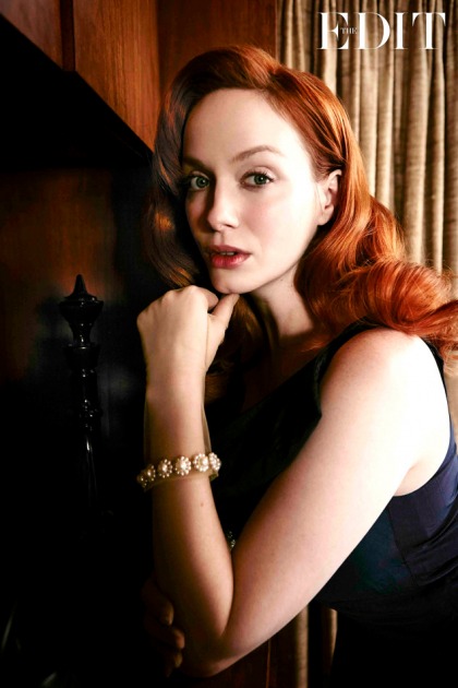 Christina Hendricks' photoshoot for The Edit: unflattering or vintage-fab'