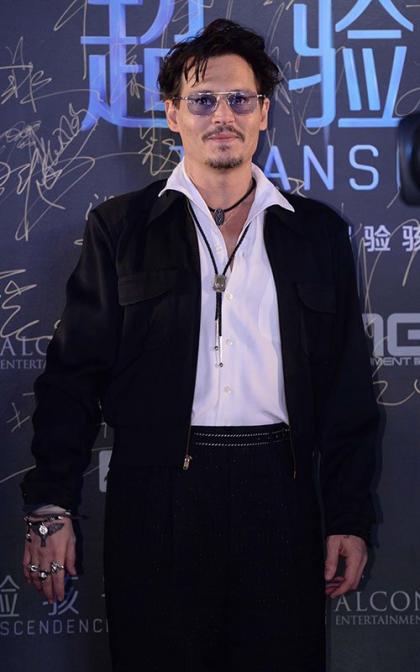 Johnny Depp Premieres 'Transcendence' in Beijing