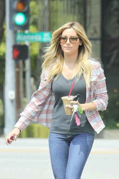 Ashley Tisdale Fuels Up in L.A.