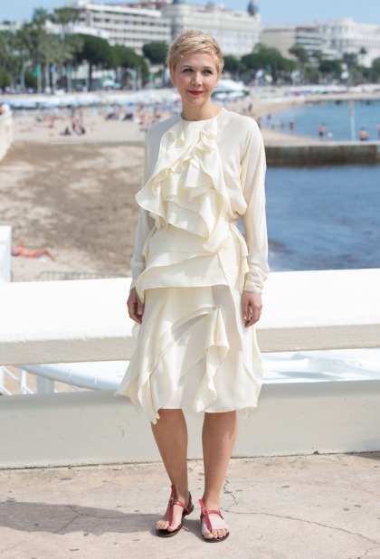 Maggie Gyllenhaal goes platinum blonde at Cannes: lovely or frumpy?