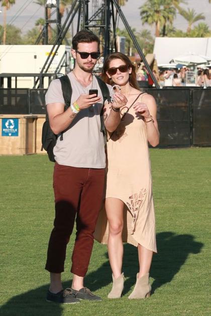 Ashley Greene Holds Hands with Her Man at Coachella