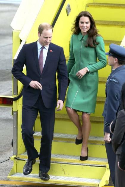 Kate Middleton and Prince William Arrive in Hamilton