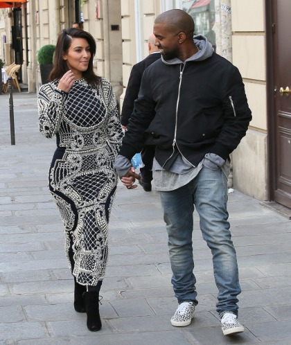 Kim Kardashian wears awful clothes, scouts wedding venues in Paris