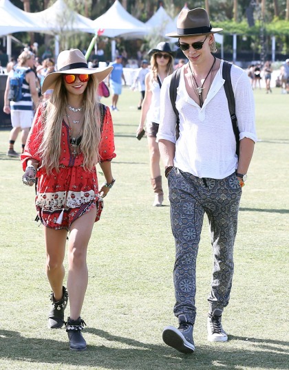 Vanessa Hudgens uses the field as her runway & other Coachella photos