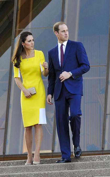 Prince William & Kate Middleton Bring Prince George to Sydney Opera House