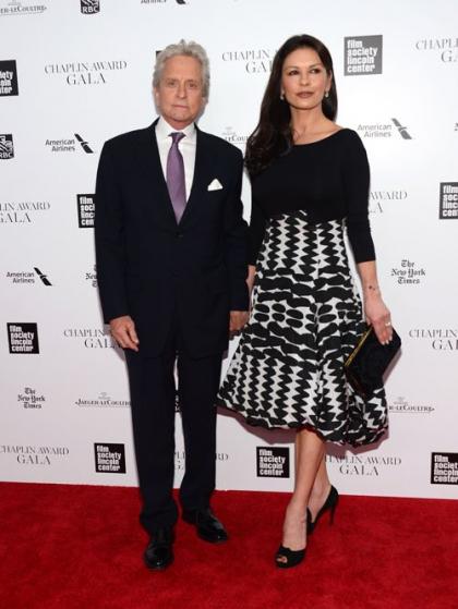 Catherine Zeta Jones & Michael Douglas: Chaplin Award Gala Couple