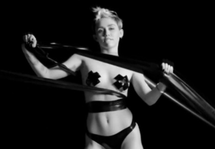 Miley Cyrus Taped Her Boobs for a New Video