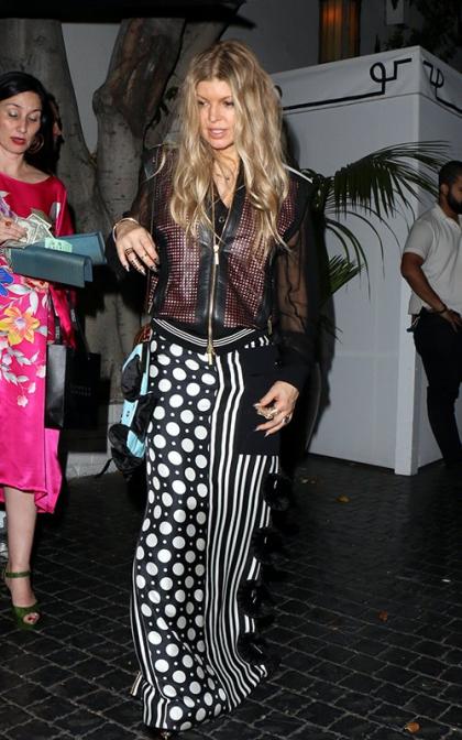 Fergie Parties the Night Away at the Chateau Marmont