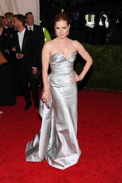 Amy Adams in Oscar De La Renta at the Met Gala: pretty or cheap looking?