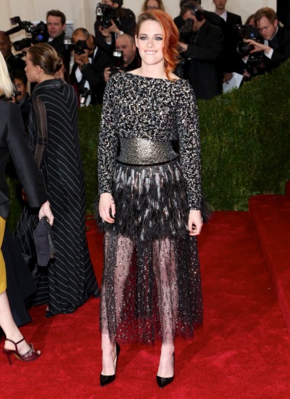 Kristen Stewart in Chanel couture at the 2014 Met Gala: great or too gimmicky?