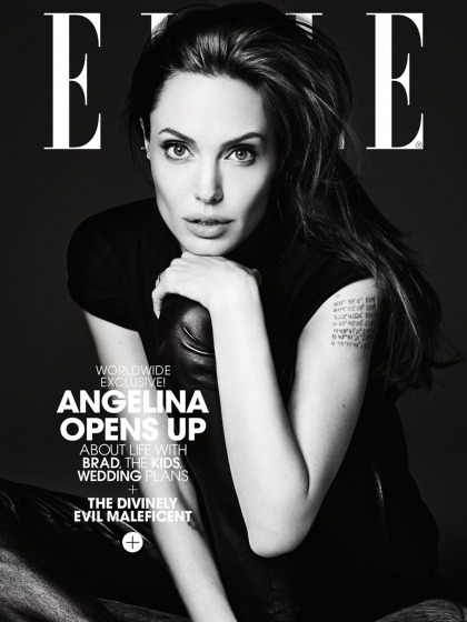 Angelina Jolie covers ELLE, discusses the 'misinterpreted' tumult of her early 20s