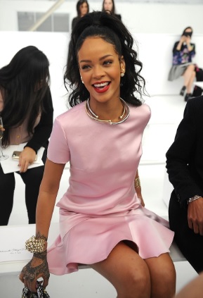 Rihanna Cute Attends the Dior Cruise 2015 Fashion Show