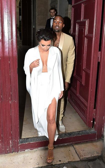 Kim Kardashian & Kanye West's Wedding Eve: Bride-to-Be in White! 