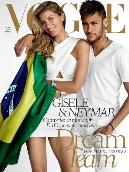 Gisele Bundchen & Neymar cover Vogue Brazil's World Cup issue: sexy or cheesy'